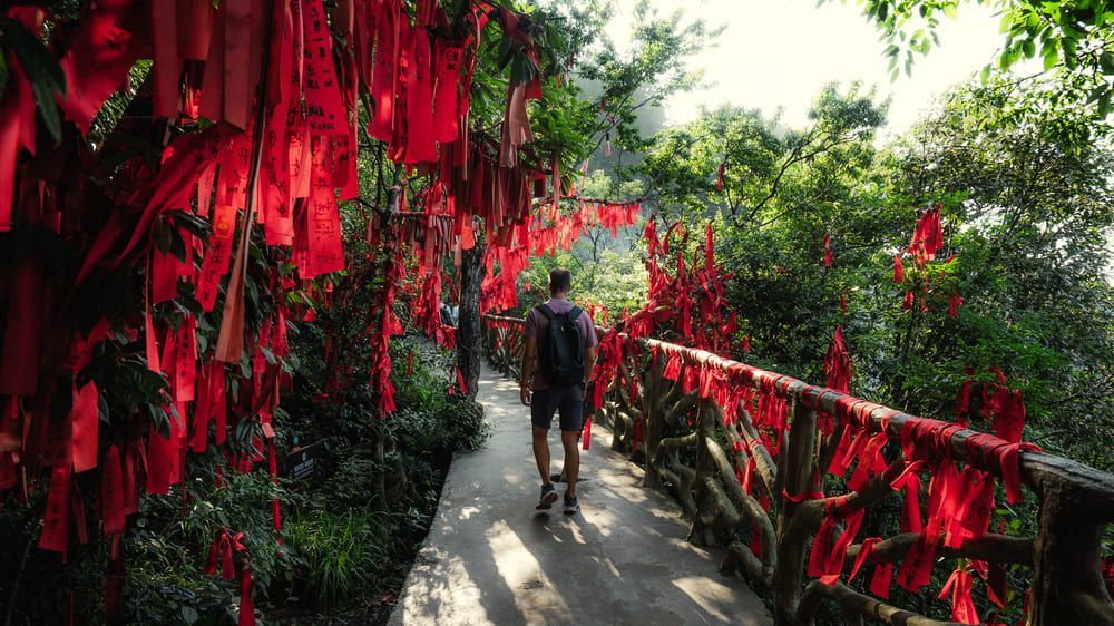 Visita al parque de Tianmen en China durante el itinerario de 15 días por China