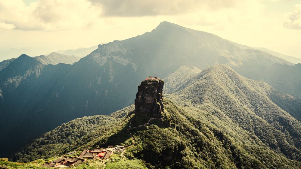 Uno de los sitios qué visitar en China es Fangjingshan